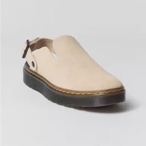 dr. martens carlson suede mules sand